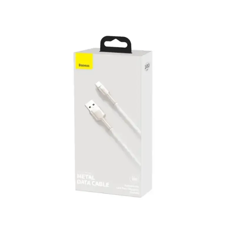 جعبه کابل Baseus Cafule Metal USB-A To USB-C 66w سفید
